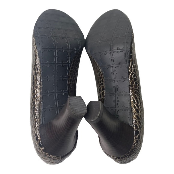 Liz Claiborne New York Johnnie Brown Patent Leather Heels - Picture 5 of 7